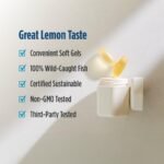 Nordic Naturals Ultimate Omega SoftGels - Omega-3 Supplement, Concentrated Fish Oil With More DHA and EPA, Supports Heart Health, Brain Development and Overall Wellness, Lemon, 120 Count - Image 4