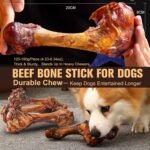 Natural Bully Sticks 100% Beef Single Ingredient for Small & Medium Dogs 2pcs, 7"-8" Fully Digestible Bison Dog Chew Bones - Crispy Texture, Long-Lasting for Pet Chewing - Image 5