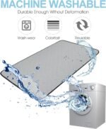 Washable Pee Pads for Dogs, Pee Pads Waterproof Potty Training Pad for Dogs, 89.5*59.2cm(34.5"x23"), Rusableable Pee Pads Non-Slip Pee Pad Suitable for Puppies and Cats,Grey 2 Pack - Image 7