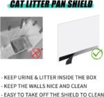 Oncpcare 6 Pack Cat Litter Box Pee Shields, High Side Open Top Kitty Pan Shield - Keep Litter in The Pan, (Box Not Included) - Image 4