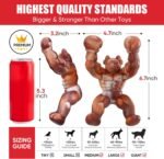 Dog Toys for Aggressive Chewers, Indestructible Dog Toys, Toughest Nylon Dog Chew Toy with Real Bacon Flavor, Fun to Chew, Dog Bone Toys for Medium/Large Breed Dogs - Image 6