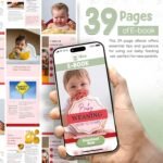 O'doe Baby Weaning Set – 15 Pcs Silicone Baby Feeding Set with Suction Plate, Bowl, Bib, Sippy Cup, Fruit Feeder & Freezer Tray – Baby Plates and Bowls Set for 3M+ | BPA-Free Baby Dishes & Utensils - Image 8