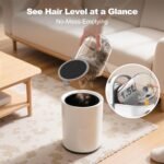 Afloia Dog Grooming Kit, Pet Grooming Vacuum & Dog Clippers Nail Trimmer Grinder & Dogs Brush for Shedding with 6 Pets Groom Tools, Low Noise Dogs Hair Remover Pets Supplies (White) - Image 7