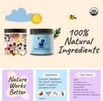 kin+kind Dog Supplement Powder - Supplement for Dogs & Cats for Healthy Immunity - Bladder Support - Natural Formula with Organic Cranberry, Blueberry and Coconut - Made in USA - 113.4 g (Medium) - Image 7