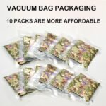 Rabbit Toys 10 Pack Bunny Toys Bunny Chew Toy Guinea Pig Treats Timothy Hay Chips with Herbal Flowers Timothy Hay Grass Hamster Snacks Chinchillas Gerbils for Small Animals Teeth - Image 7