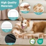 Cute Dog Bed for Small Dogs, Faux Fur Orthopedic Foam Dog Bed with Sides, Removable Washable Cover & Waterproof Lining, Comfortable Pet Couch, Tie-Dye Brown (30" L x 20" W x 6" Th) - Image 4