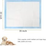 Pee Pads for Dogs Disposable, Extra Large 36" x 32" Dog Training Pads 5-Layer Leakproof & Strong Absorbent Wee Wee Pads, Puppy Potty Pad for Large Dogs Puppies Cats Rabbits and Other Pets - Image 3