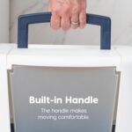 IRIS USA Cat Litter Box, Covered Litter Box with Cat Litter Scoop, Enclosed with Lid, Extra Large Kitty Litter Box, Navy - Image 7