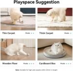 【2025 Upgrade】 Cheerble Interactive Cat Ball Toy, Wicked Ball M3, Automatic Moving Ball Toy for Indoor Cat Kitten, Smart Anti-Depression Pet Toy Fun Gift with Light - Image 6