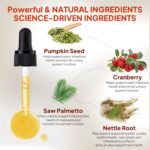 Dog Prostate Drops for Senior & Intact Male Dogs: Prostate & Urinary Tract Issues, Kidney Function, Bladder Control, UTI, Incontinence, Difficulty Urinating, Frequent Peeing - with Cranberry - Image 5