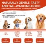 Dog Prostate Drops for Senior & Intact Male Dogs: Prostate & Urinary Tract Issues, Kidney Function, Bladder Control, UTI, Incontinence, Difficulty Urinating, Frequent Peeing - with Cranberry - Image 9