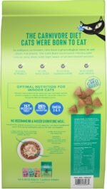 Tiki Cat Born Carnivore Indoor Health, Trout & Menhaden Fish Meal, Grain-Free Baked Kibble to Maximize Nutrients, Dry Cat Food, 6 lbs. Bag - Image 4