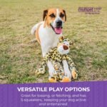 MULTIPET Swingin 19-Inch Large Plush Dog Toy with Extra Long Arms and Legs with Squeakers, Brown, L (Pack of 1), 22374-1 - Image 6