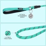Heavy Duty Dog Leash - Durable & Reliable Pet Leash for Walking, Training & Control - Reflective for Safety - Adjustable Length - Comfortable Handle - Suitable for Large & Small Dogs (Green) - Image 5