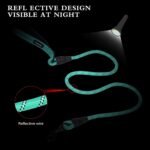 Heavy Duty Dog Leash - Durable & Reliable Pet Leash for Walking, Training & Control - Reflective for Safety - Adjustable Length - Comfortable Handle - Suitable for Large & Small Dogs (Green) - Image 7
