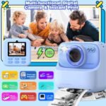 masterbee Kid Camera Instant Print Photo, Birthday Gifts for Girls and Boys, Kids Digital Camera Toys, 1080P HD Video, 3 4 5 6 7 8 9 10 11 12 Year Old Boy Gifts/Girl Gifts - Image 3