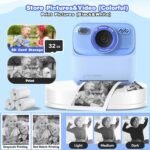 masterbee Kid Camera Instant Print Photo, Birthday Gifts for Girls and Boys, Kids Digital Camera Toys, 1080P HD Video, 3 4 5 6 7 8 9 10 11 12 Year Old Boy Gifts/Girl Gifts - Image 7