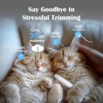 Dog Paw Trimmer with LED Light, Low Noise Paw Trimmer for Dogs, Type-C Rechargeable Pet Grooming Kit Dog Grooming Clippers for Paws, Eyes, Ears, Face, Rump, 18 mm Widen Blade - Image 3