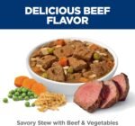 Hill's Science Diet Adult 7+, Senior Adult 7+ Premium Nutrition, Wet Dog Food, Beef & Vegetables Stew, 12.8 oz Can, Case of 12 - Image 6