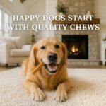 6 Inch Bully Sticks for Dogs - Premium Odour-Free Dog Chews, Long Lasting Single Ingredient Beef Pizzle, Large Size (2 Pack) - Image 4
