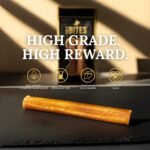 6 Inch Bully Sticks for Dogs - Premium Odour-Free Dog Chews, Long Lasting Single Ingredient Beef Pizzle, Large Size (2 Pack) - Image 7