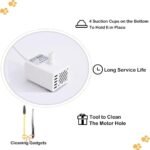 Marchul Cat Water Fountain and Stainless Steel Food Bowl, 100oz/3L Super Quiet Automatic Pet Water Dispenser with Smart Pump and 3 Replacement Filters for Cats and Small Dogs, Pink - Image 6