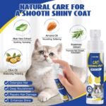 Cat Acne Chin Treatment,Removes Cat Chin Blackheads with Cat Grooming Spray,Equipped with Cleansing Brush,Cruelty-Free and Freshness (cat ance Set) - Image 5