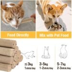 Freeze Dried Duck Stick Cat Treats, High Protein Healthy Treats for Cats & Dogs, Natural Teeth Cleaning Snacks, Gluten& Grain Free - Image 6