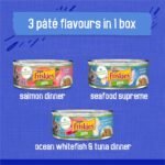Friskies Ocean Delights Wet Cat Food, Pate Variety Pack 3 Flavours - 156 g Can (24 Pack) - Image 8