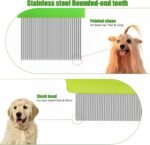 11pcs Tick Remover Tool Kit for Cat & Dog, 6 Pet Flea Combs and 5 Tick Removal Tool Including Storage Box,Flea and Tick Treatment for Cats - Image 6