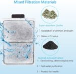 8 Pack PF-L Fish Tank Filter Cartridges, Aquarium Replacement Filter Cartridges for Top Fin Silenstream PF20, PF30, PF40 and PF75 Power Filters - Image 4