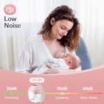 Hands Free Breast Pump, Wearable Electric Breast Pump, for Breastfeeding with 24mm Double-Sealed Flange, 3 Modes & 12 Levels,Smart Display, Low Noise (2PACK) - Image 3