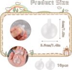 10 Pcs 35mm Replacement Squeakers for Dog Toys, Clear Plastic Noise Maker Insert Replacement, Small Round Toy Noise Voice Maker Insert for Dog Cat Toy Pet Doll Repairing - Image 3