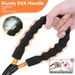 XiaZ Heavy Duty Dog Leash,15FT Long Rope Leash for Dog Training with Swivel Lockable Hook,Reflective Threads and Comfortable Handle,Dog Lead for Walking,Hunting,Camping for Medium and Large Dog - Image 5