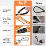 XiaZ Heavy Duty Dog Leash,15FT Long Rope Leash for Dog Training with Swivel Lockable Hook,Reflective Threads and Comfortable Handle,Dog Lead for Walking,Hunting,Camping for Medium and Large Dog - Image 6