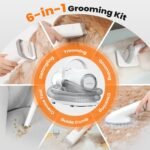 Neakasa P1 Pro Pet Grooming Kit & Vacuum Suction 99% Pet Hair, Professional Grooming Clippers with 5 Proven Grooming Tools for Dogs Cats and Other Animals - Image 3