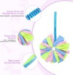 Dog Tug Toy, Bungee Dog Rope Toys, Interactive Tug of War Rope Toys for Training and Playing Games, Puppy Training Pull Toy for Small Medium Dogs (Blue) - Image 3