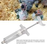 Manual Feeding Syringe Set Feeding Tubes with Curved Gavage Tubes and Stainless Steel Metal Feeding Spoon For Baby Birds Parrot Small Pet - Image 6