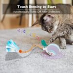 YVE LIFE Interactive Cat Toys Ball for Indoor Cats,[Newly Upgraded] Agile Moving Cat Ball with Elastic Mesh Tail,Automatic Kitten Toys for Bored Indoor Adult Cats,Motion Activated - Image 6