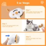 Cat Steam Brush for Dogs & Cats – 3-in-1 Pet Deshedding Tool for Long & Short Haired Pets, Grooming Shedding Brush-Contains shampoo - Image 6
