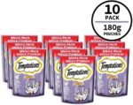 TEMPTATIONS Cat Treats, Creamy Dairy Flavour, 180g (10 Pack) - Image 4