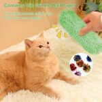 Rishoesu 3 Pcs Interactive Cat Toys Cat Pillows, Soft and Durable Crinkle Sound Catnip Toys, for Indoor Cats Funny Kitten Toys Exercise - Image 3
