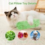 Rishoesu 3 Pcs Interactive Cat Toys Cat Pillows, Soft and Durable Crinkle Sound Catnip Toys, for Indoor Cats Funny Kitten Toys Exercise - Image 4