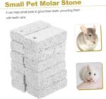12pcs Hamster Molar Stone Guinea Pigs Rodent Hamsters Lab Natural Volcanic Rock Light Grey - Image 8