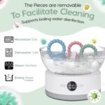 O’doe Fruit Feeder | Baby Fruit Feeder Pacifier with 1 Feeders and 3 Nipples | BPA-Free, Baby Food Feeder and Fruit Teether for Babies | Silicone Pacifier and Teething Soother | Ideal for Baby Feeding - Image 6