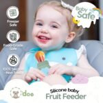 O’doe Fruit Feeder | Baby Fruit Feeder Pacifier with 1 Feeders and 3 Nipples | BPA-Free, Baby Food Feeder and Fruit Teether for Babies | Silicone Pacifier and Teething Soother | Ideal for Baby Feeding - Image 7