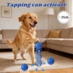 Interactive Dog Toy Ball,Bouncing Ball with Light,Automatic Moving, Bouncing and Rotating Ball for Dog Enrichment & Stimulation, 3 Modes, E-TPU Material Dog Toys for Large and Medium Dogs (Blue) - Image 7