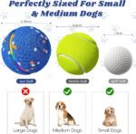Interactive Dog Toy Ball,Bouncing Ball with Light,Automatic Moving, Bouncing and Rotating Ball for Dog Enrichment & Stimulation, 3 Modes, E-TPU Material Dog Toys for Large and Medium Dogs (Blue) - Image 8
