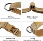 Annchwool No Pull Dog Harness with Soft Padded Handle,Reflective Strip Escape Proof and Quick Fit to Adjust Dog Harness,Easy for Training Walking for Small & Medium and Large Dog(Brown,S) - Image 4