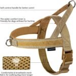 Annchwool No Pull Dog Harness with Soft Padded Handle,Reflective Strip Escape Proof and Quick Fit to Adjust Dog Harness,Easy for Training Walking for Small & Medium and Large Dog(Brown,S) - Image 6